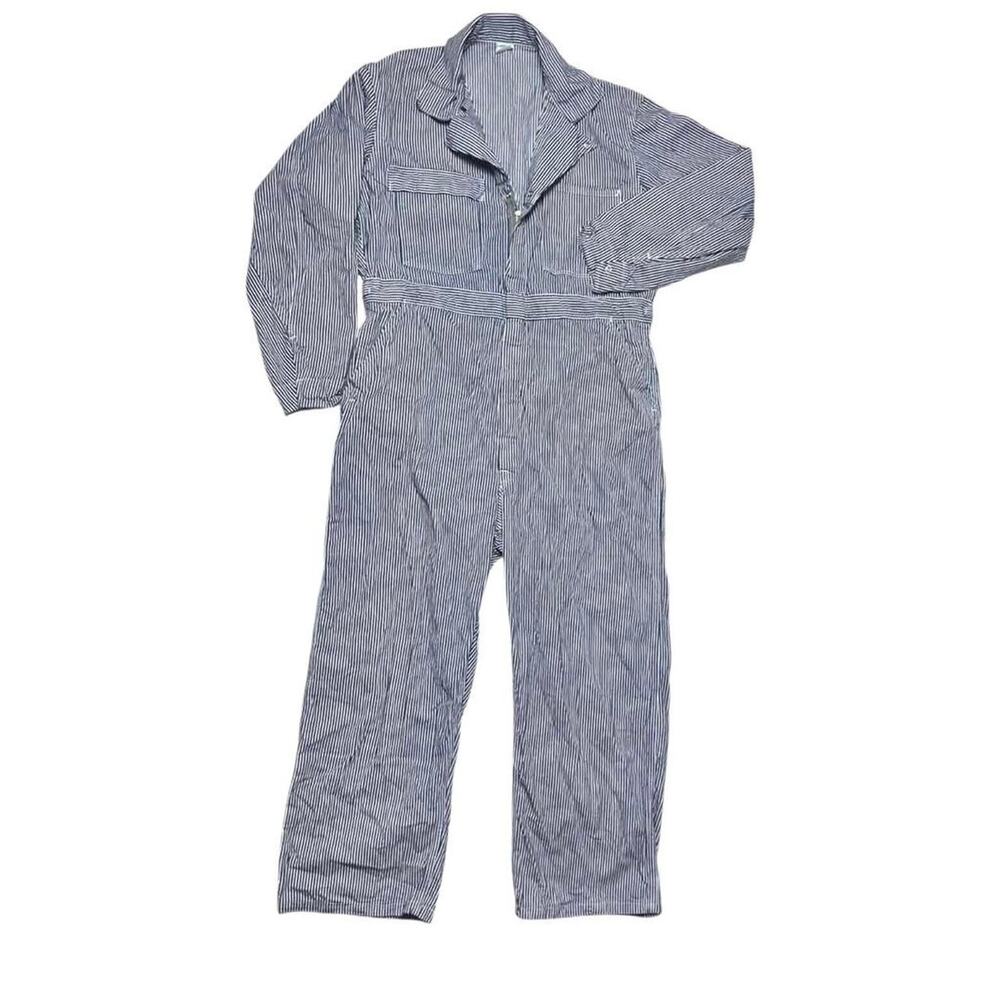 Anderson Bros Anderall 50s Vintage Hickory Stripe Sanforized Cotton Coveralls 41